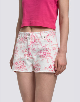 ROSE DE JOIE PATTERNED WOMEN'S SHORTS