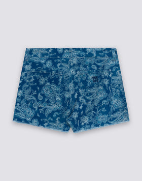 HIBI PAISLEY PATTERNED WOMEN'S SHORTS