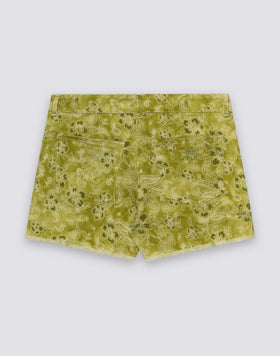HIBI PAISLEY PATTERNED WOMEN'S SHORTS