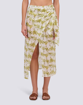 LONG BOTANICAL PRINT SARONG