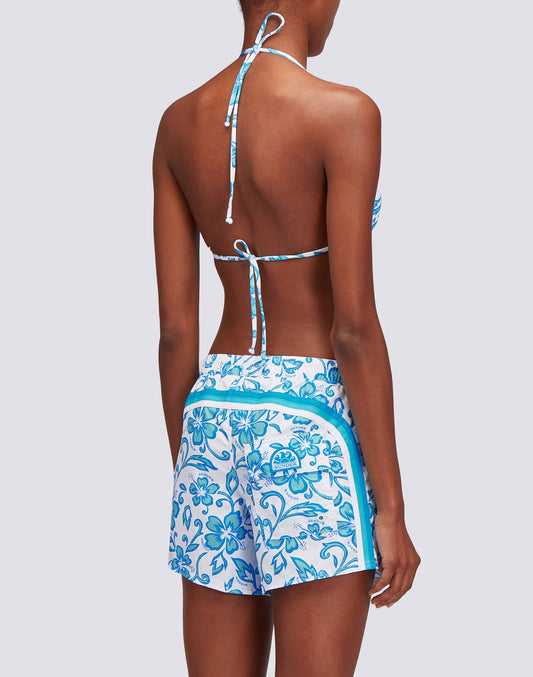 COAST - REPREVE® BEACH SHORTS WITH HIBISCUS PRINT