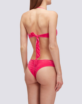 BERGMAN - VELVET BANDEAU TOP