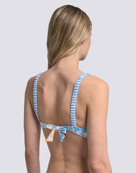 SCARLETT - BIKINI TOP BRALETTE STAMPA PATCHY FLOWERS