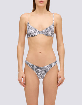 LOREN - FLEUR DE JOIE HIGH-WAISTED BIKINI