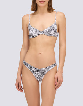 LOREN - FLEUR DE JOIE HIGH-WAISTED BIKINI
