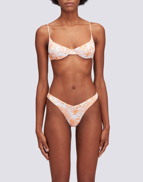 LOREN - FLEUR DE JOIE HIGH-WAISTED BIKINI
