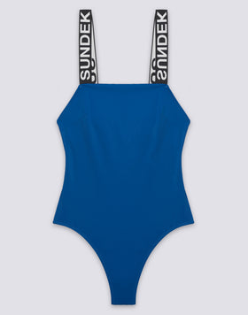 ELASTIC ONE-PIECE SWIMSUIT WITH MARYLIN LOGO