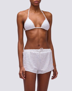 JACQUARD TERRY SHORTS WITH SK23 PATTERN
