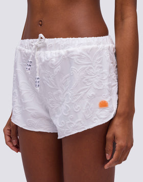 JACQUARD TERRY SHORTS WITH SK23 PATTERN