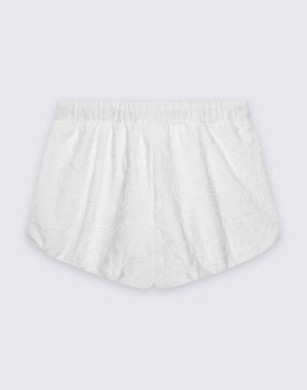 COSTUME A PANTALONCINO DONNA IN SPUGNA JACQUARD CON MOTIVO SK23