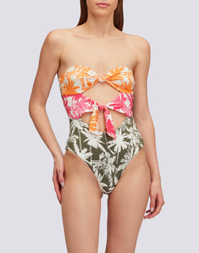 BLAKE - TROPIC SAVANNAH ONE-PIECE SWIMMING COSTUME