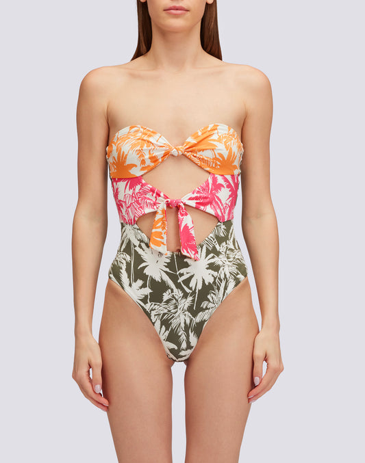 BLAKE - TROPIC SAVANNAH ONE-PIECE SWIMMING COSTUME