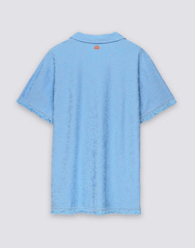 SHORT DRESS WITH JACQUARD SPONGE FRINGES