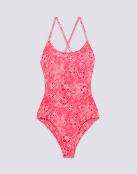 HIBI PAISLEY BANDANA PATTERNED ONE-PIECE SWIMSUIT