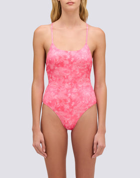 HIBI PAISLEY BANDANA PATTERNED ONE-PIECE SWIMSUIT