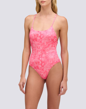 HIBI PAISLEY BANDANA PATTERNED ONE-PIECE SWIMSUIT