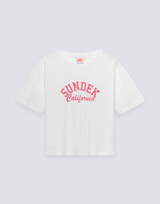 WOMEN'S CROPPED VINTAGE WASH T-SHIRT