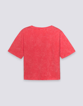 WOMEN'S CROPPED VINTAGE WASH T-SHIRT