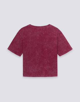 WOMEN'S CROPPED VINTAGE WASH T-SHIRT