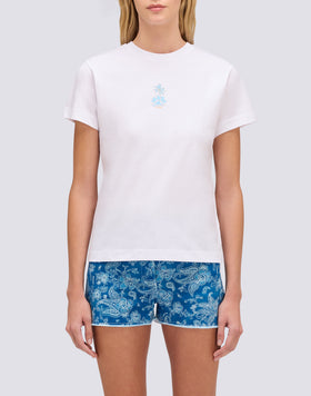 WOMEN'S GOOD VIBES ONLY PRINT T-SHIRT