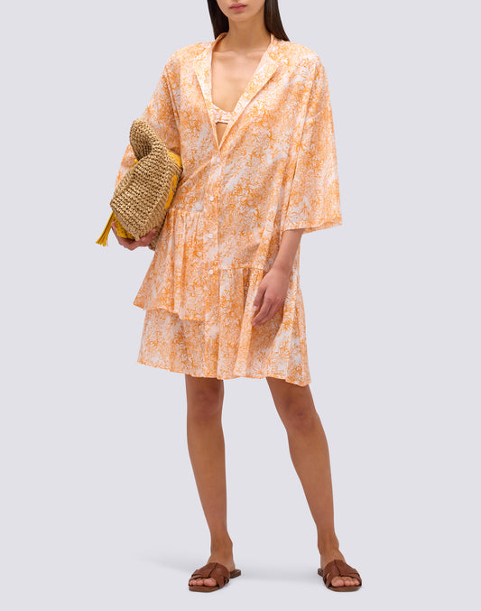 FLEUR DE JOIE PRINT DRESS