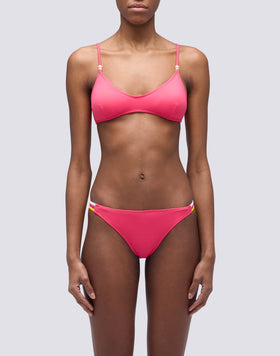 BRALETTE TOP AND BRAZILIAN BRIEFS