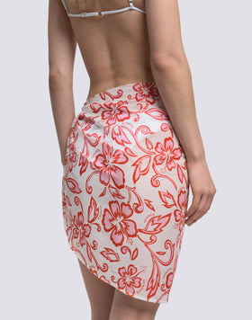 PAREO IN VOILE DI COTONE CON STAMPA SK23