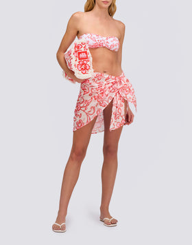 COTTON VOILE SARONG WITH SK23 PRINT