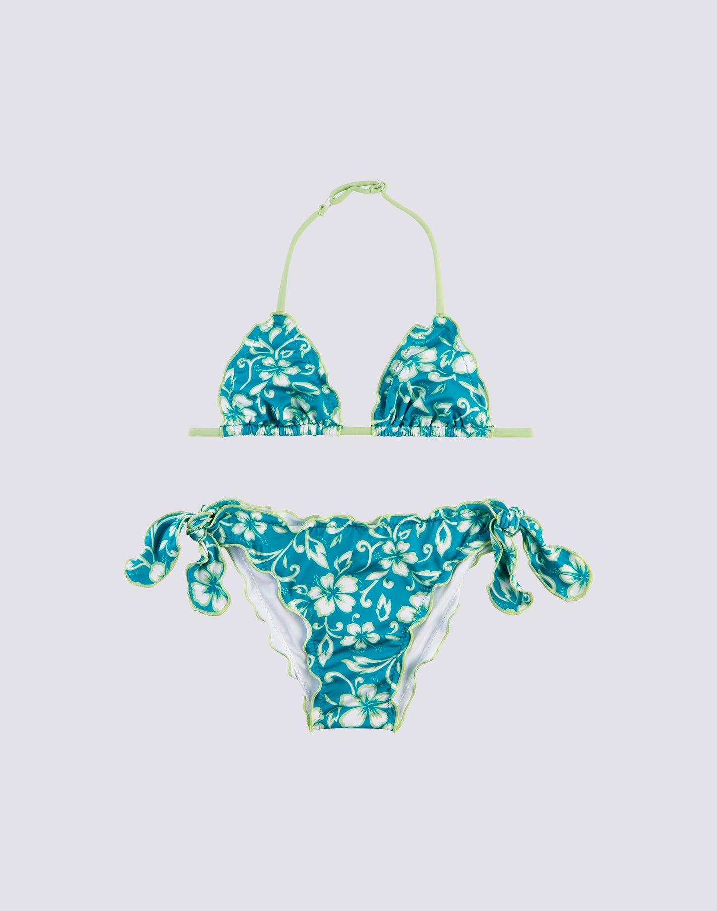 GIRL'S BIKINI WITH HIBISCUS PRINT SK23