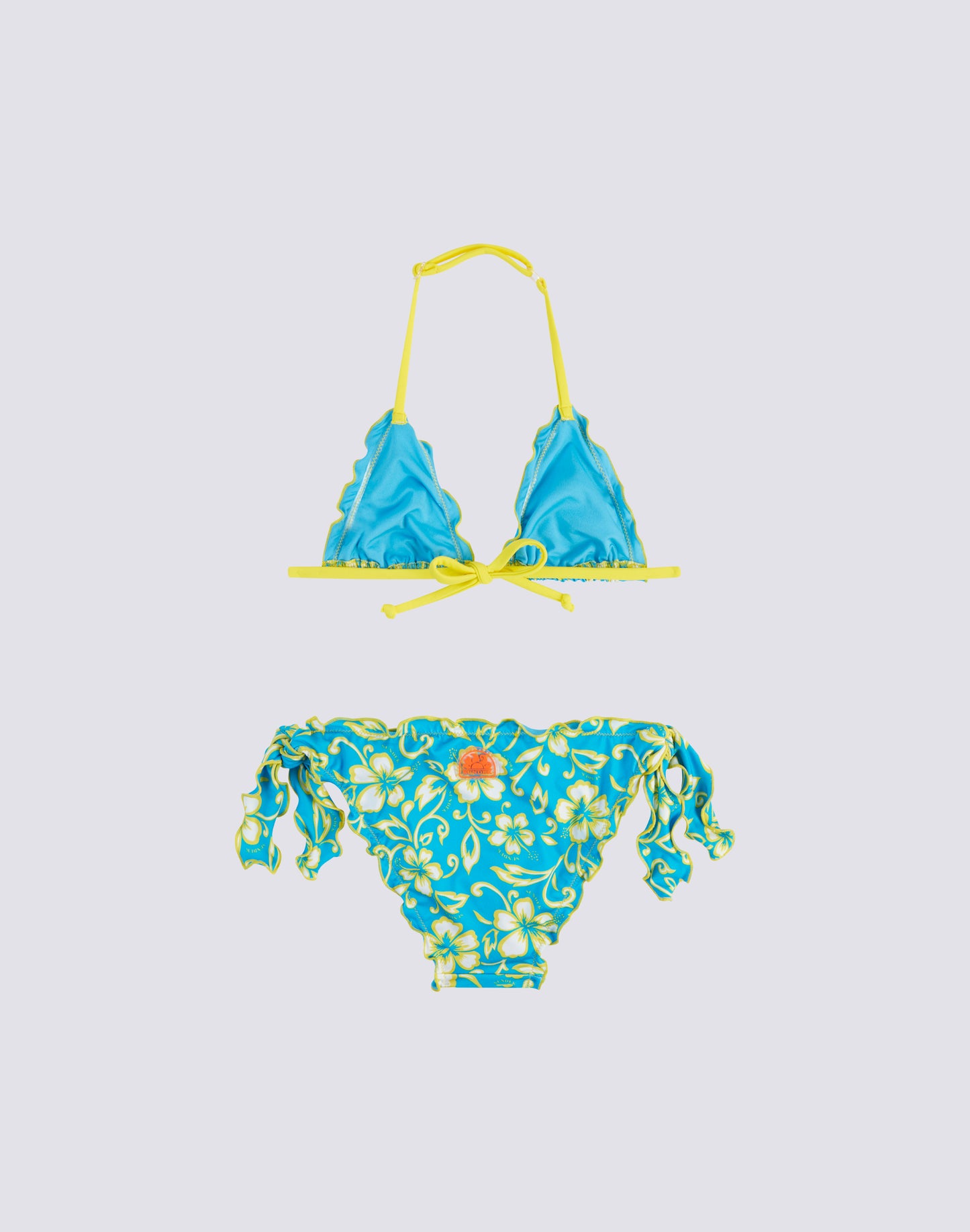 GIRL'S BIKINI WITH HIBISCUS PRINT SK23