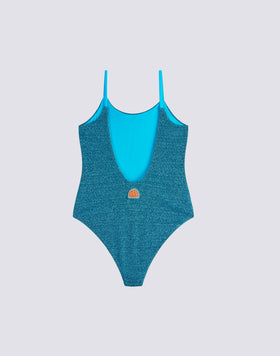 GIRL'S ONE-PIECE SWIMSUIT IN LUREX