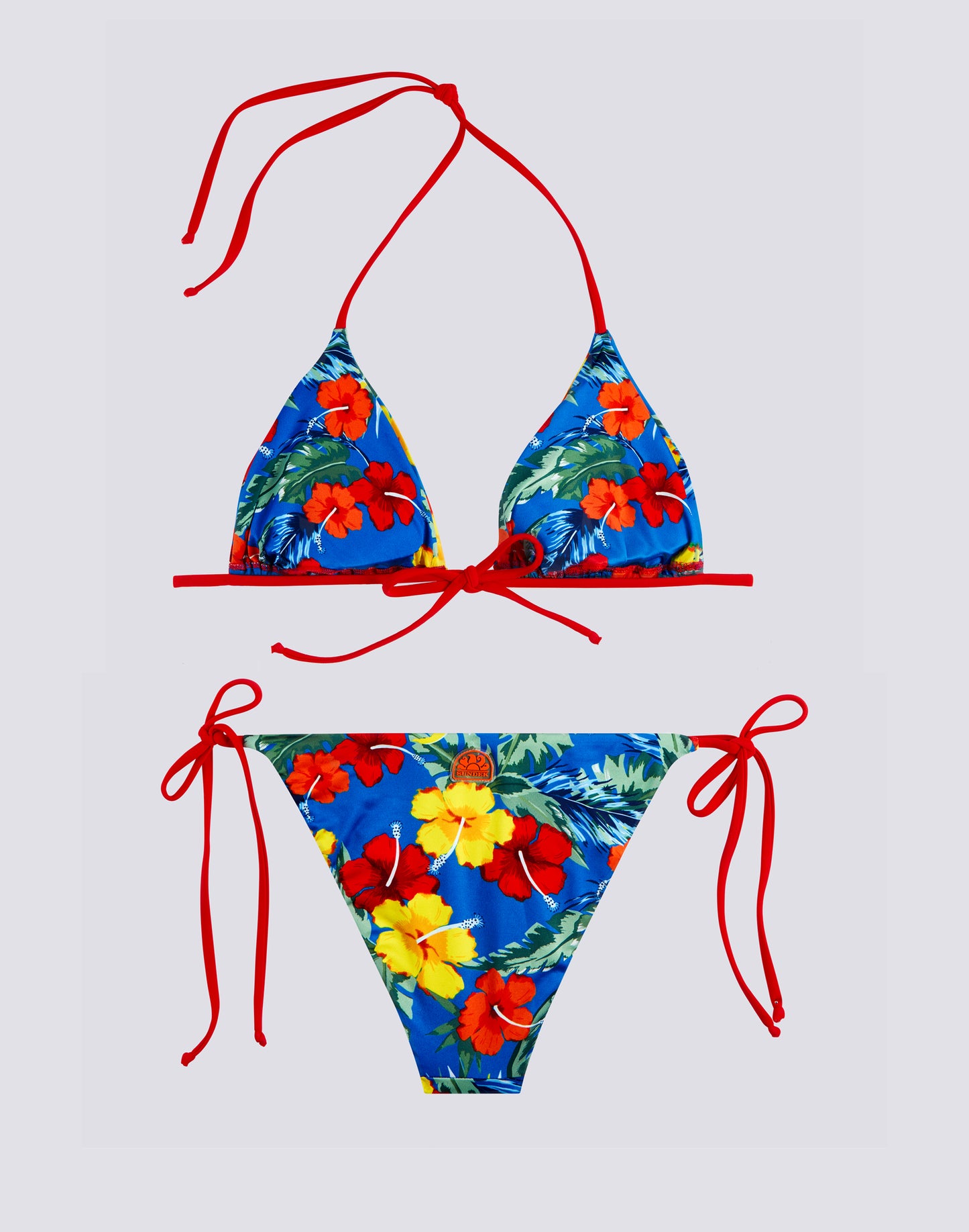 BLUE FLORAL MASTERPIECE PRINT BIKINI