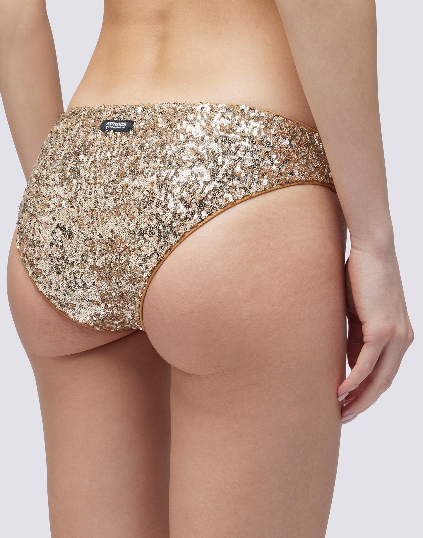 VEGA - SLIP CULOTTE WITH SEQUINS