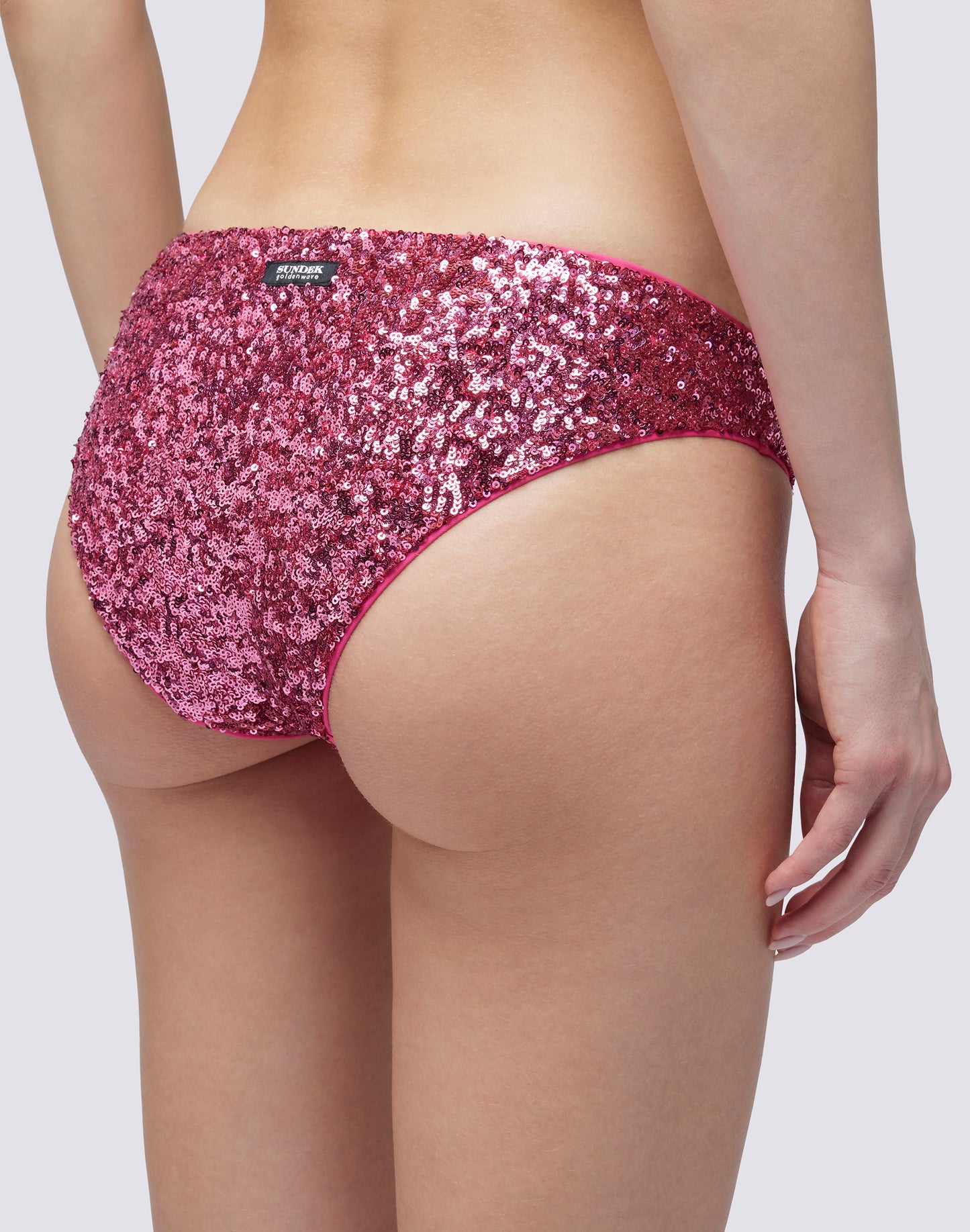 VEGA - SLIP CULOTTE WITH SEQUINS