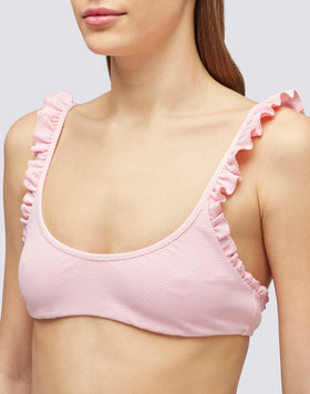 BRALETTE TOP WITH RUFFLES