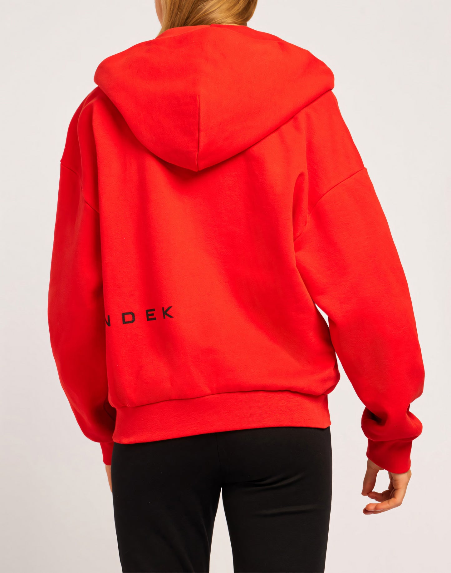 BRUSHED HOODED SWEATSHIRT WITH LOGO