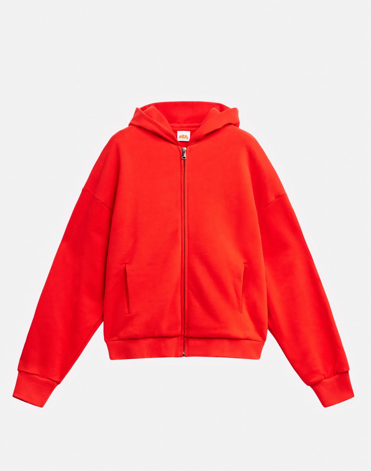 BRUSHED HOODED SWEATSHIRT WITH LOGO