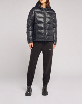 HOODED PUFFED JACKET