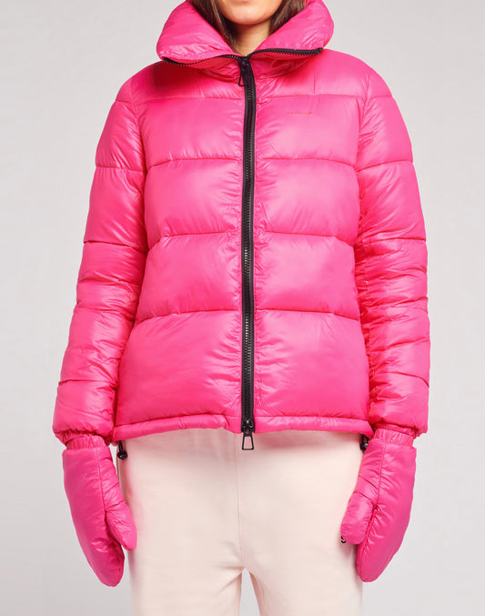 DOWN JACKET WITH DETACHABLE GLOVES