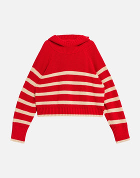 HOODIE STRIPED SWEATER
