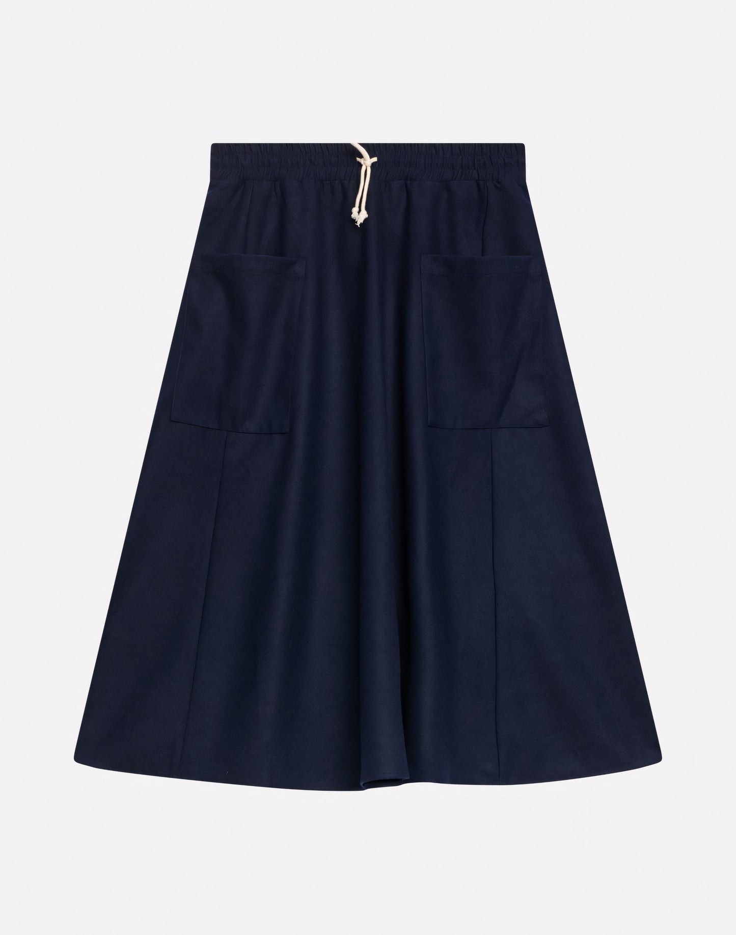 FLARED LINE SKIRT WITH ELASTIC WAIST