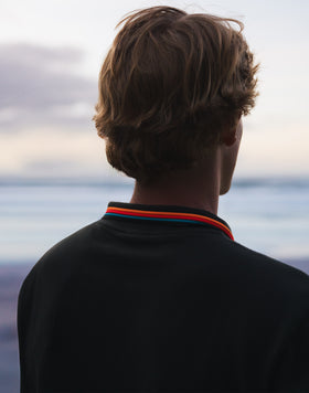 BRICE COTTON PIQUÉ POLO SHIRT WITH TRICOLOUR DETAILS