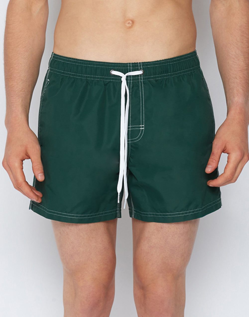 ICONIC TAFFETA SHORT SWIM SHORTS WITH AN ELASTICATED WAISTBAND