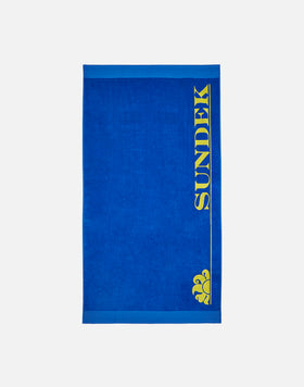 ICON - JACQUARD BEACH TOWEL WITH ICONIC LOGO