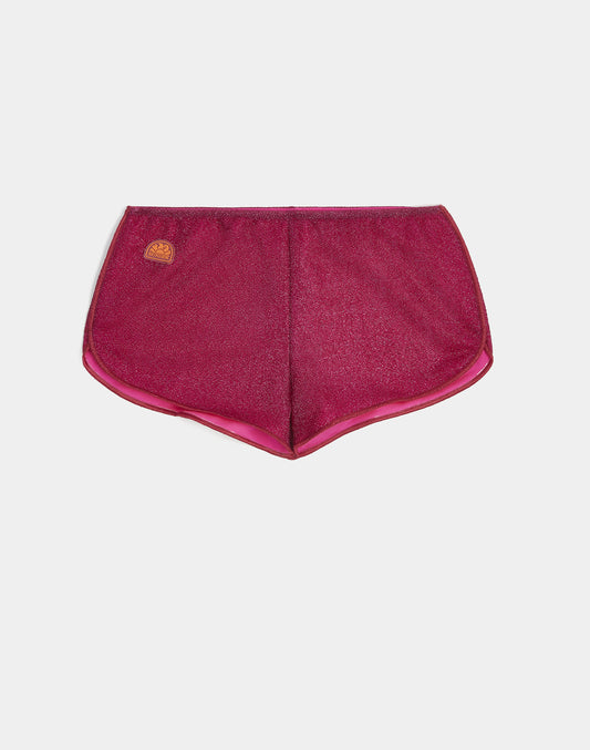 MINI LULIN SHORTS BEACH SHORTS IN LUREX