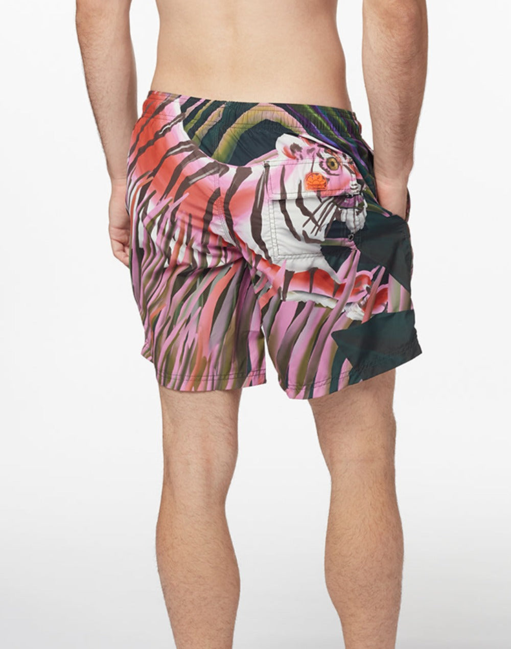 SAVANNAH PRINT MEDIUM ELASTICATED WAIST BOARDSHORT