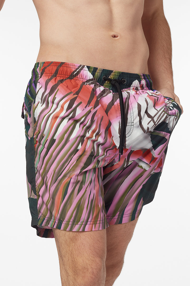 SAVANNAH PRINT MEDIUM ELASTICATED WAIST BOARDSHORT