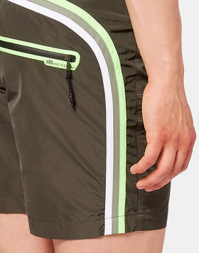 MID-LENGTH SWIM SHORTS WITH A FIXED WAISTBAND