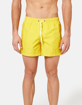 SHORT SWIM SHORTS WITH AN ELASTICATED WAISTBAND ICONIC TAFFETA