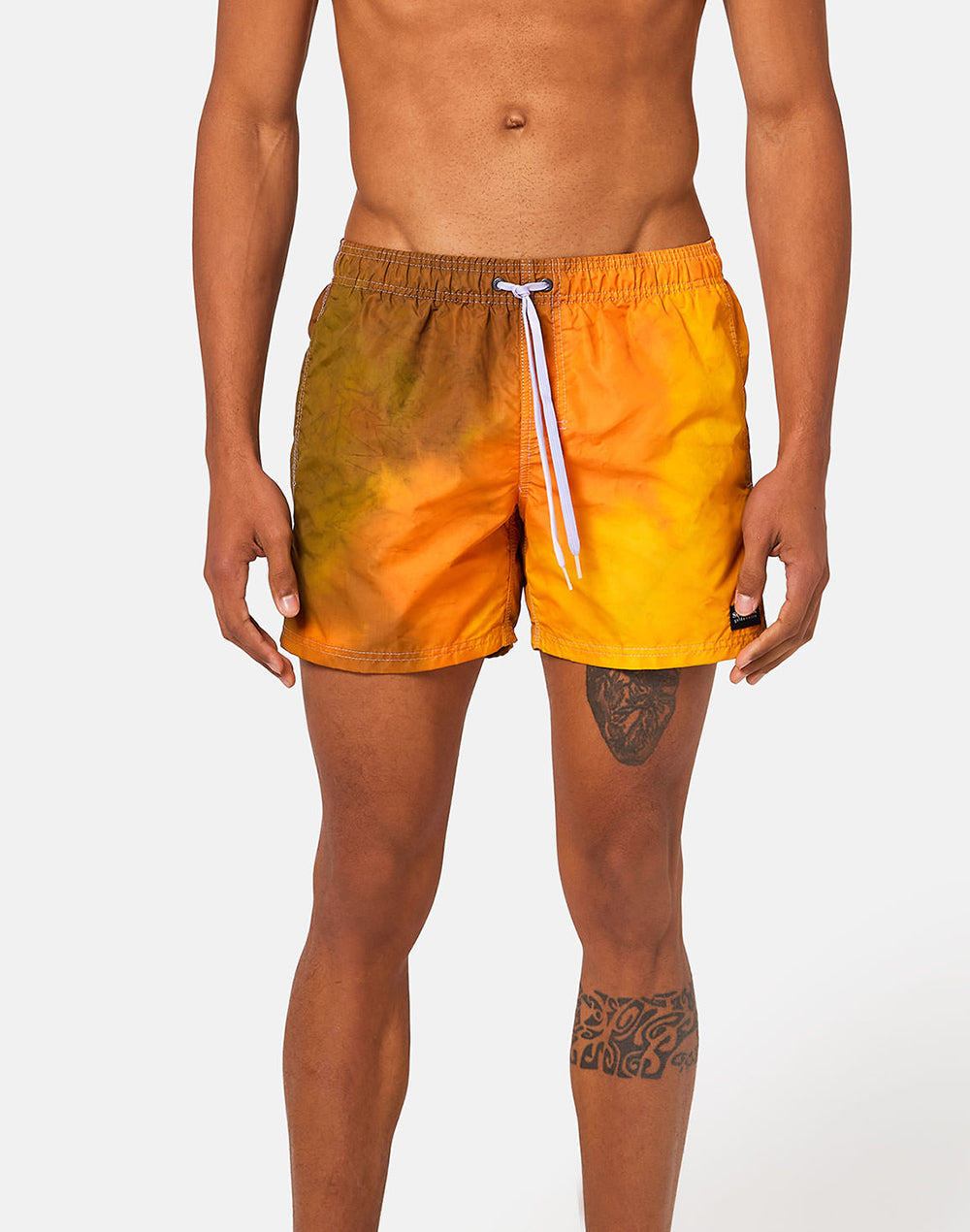 SHORT SWIM SHORTS WITH AN ELASTICATED WAISTBAND - GOLDENWAVE SPECIAL EDITION